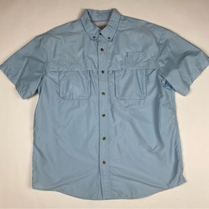 LL Bean Nylon Shirt Men’s Large Fishing Hunting Outdoors L.L. Bean
